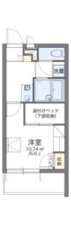 レオパレスベルローズの間取り画像