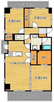 THE SQUARE Suite Residenceの間取り画像