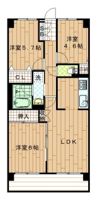 シャルマンコーポ第2朝霞の間取り画像