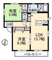 アクアグレイスの間取り画像