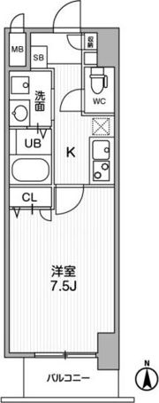 LaDouceur梅田Westの間取り画像