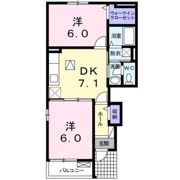 プリムローズ Kの間取り画像