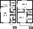 Les・Aubepines 昭和(レ・ゾービピン昭和)の間取り画像