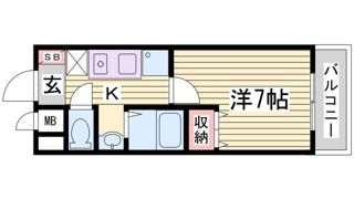 フルール須磨の間取り画像