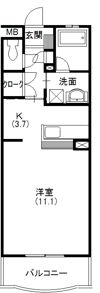 ミルフォードの間取り画像