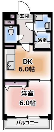 GROOVE大日の間取り画像