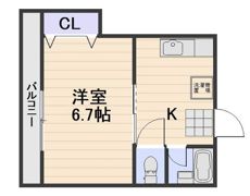 サンパレス弓之町の間取り画像