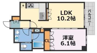 リーガル南久宝寺の間取り画像