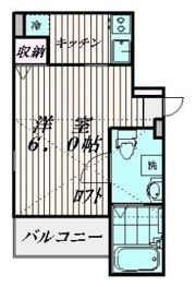 ベルケン北馬込の間取り画像