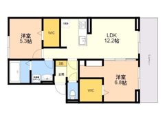 D－room上山門の間取り画像