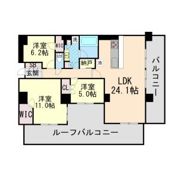 ジークレフ・ジオ神戸本山の間取り画像