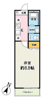 キャメル針ケ谷の間取り画像