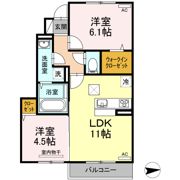 ドミール南吉田の間取り画像