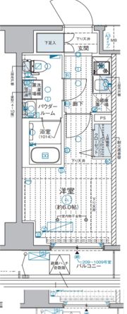 ジェノヴィア西横浜の間取り画像