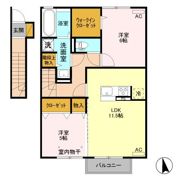 スペチアーレ Ⅱの間取り画像