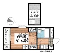 ジュネパレス市川第24－Aの間取り画像
