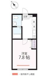 ハーミットクラブハウス山手柏葉ⅡB棟(仮)の間取り画像