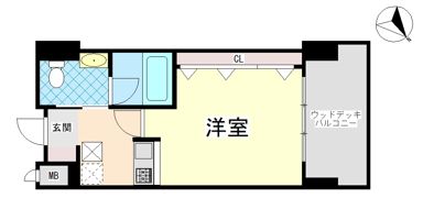 W.O.B.ROKKOHMICHIの間取り画像