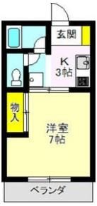 アルモニーアカイシ Ⅱの間取り画像