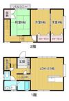 西本貸家 Cの間取り画像