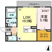 プレンティー新徳田の間取り画像