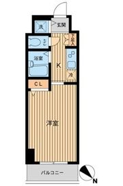 HF東神田レジデンスの間取り画像