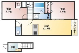 ホワイトレーク大将軍の間取り画像