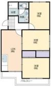 マンションブルースカイの間取り画像