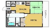 サンリスタ守口の間取り画像