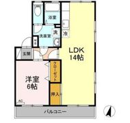 レコルト福田Ⅰの間取り画像