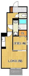 グランツ葛原の間取り画像