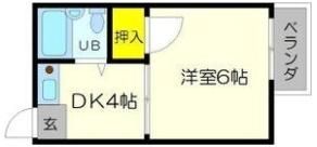 時山クリーンハイツ淡路の間取り画像
