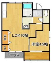 サンハイツ太賀の間取り画像