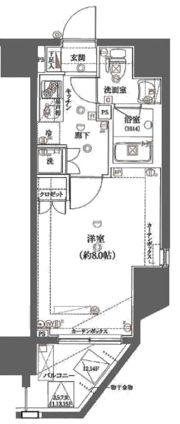 Rising place 南千住の間取り画像