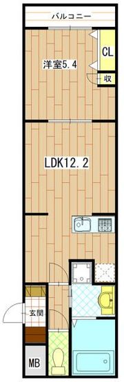 蒔田サウススクエアの間取り画像