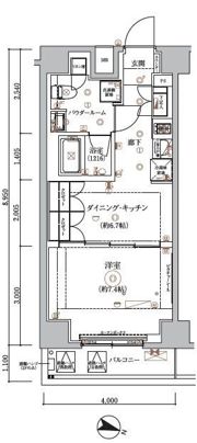 ARCOBALENO HASUNEⅡの間取り画像