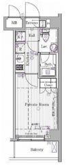 NISHIIKEBUKURORESIDENCEの間取り画像