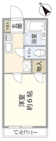 グランドール市川の間取り画像