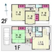 南浦和戸建の間取り画像
