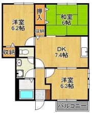 エレガンスヒルの間取り画像
