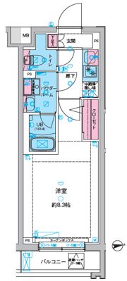 ガリシア旗の台の間取り画像