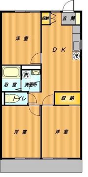 ハイム高萌の間取り画像