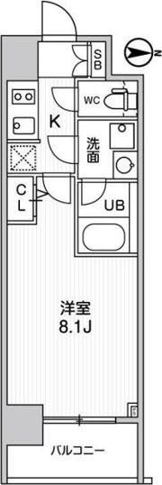 Fortuney大手前の間取り画像