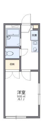 レオパレス東野の間取り画像
