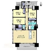 アルファステイツ南新町タワーレジデンスの間取り画像