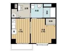 高齢者向け自立支援型マンションあいやビルの間取り画像