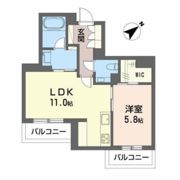Crest Palaceの間取り画像