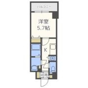 ルクレ難波(旧CASSIA難波)の間取り画像