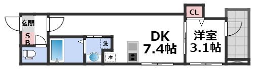 ハーモニーテラス鷹合の間取り画像