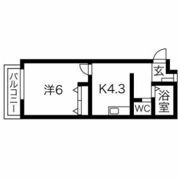 ラルシェ河原町の間取り画像